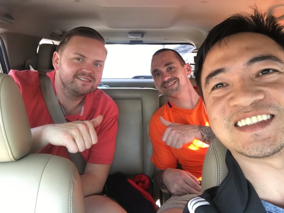 Moments driver with guests